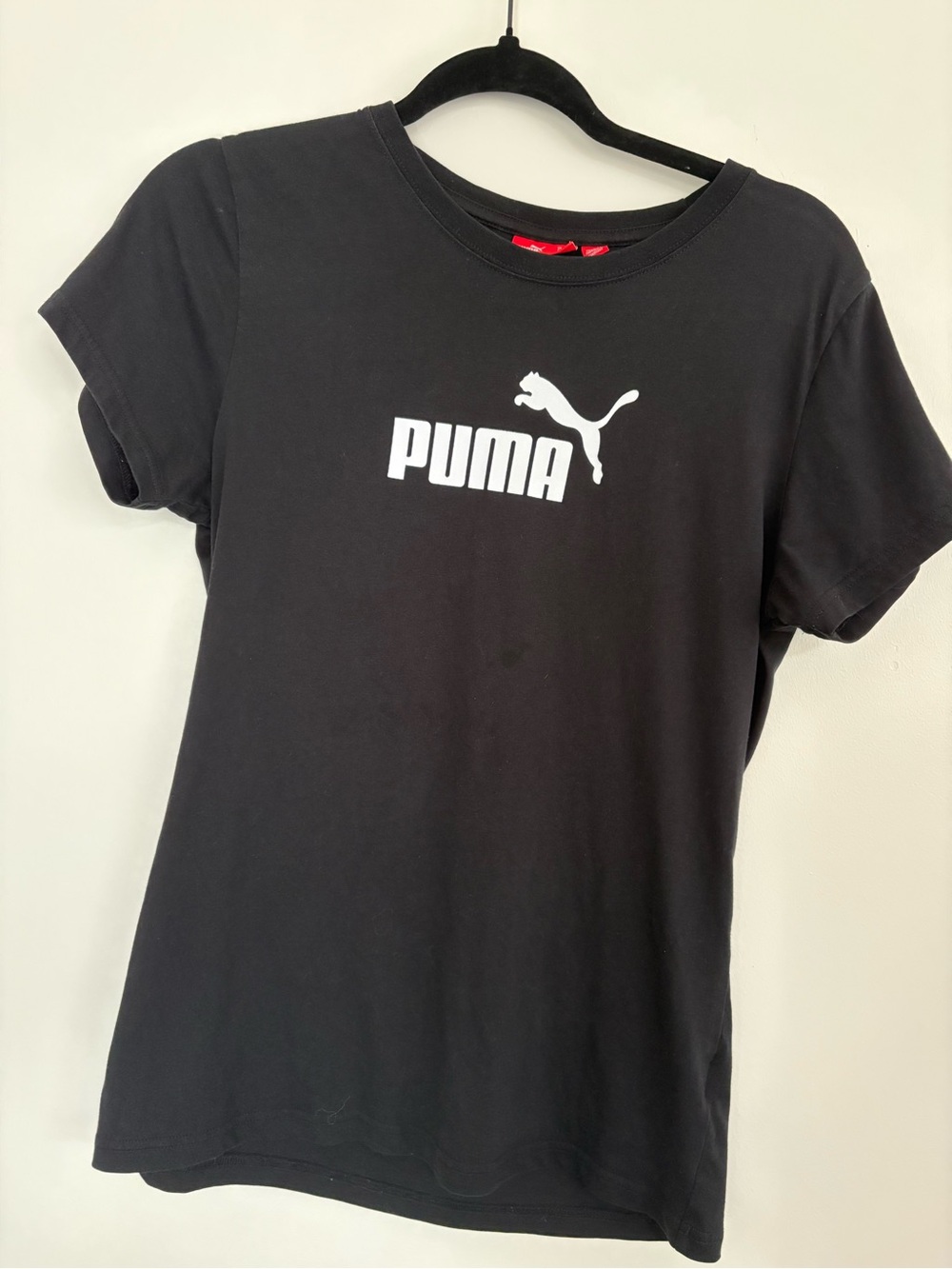 Vintage black puma, crewneck T-shirt size extra large